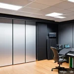 Home 18 소음진동 측정의 정확도를 높이는 방법 - A professional sound measurement laboratory setup in a modern German acoustic testing room, featurin...